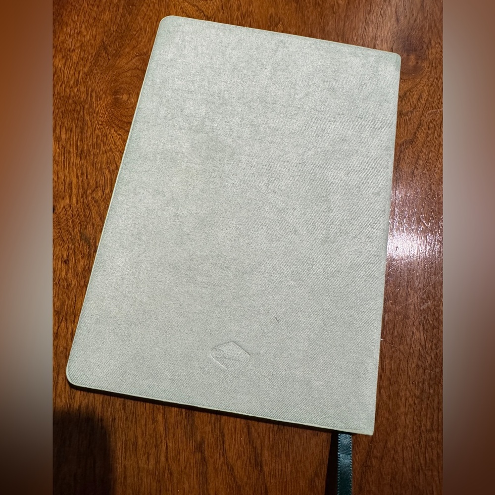 Green Embroidered Notebook - Picture 2 of 3